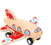 Display Buntes Rückziehflugzeug - KidsTruhe