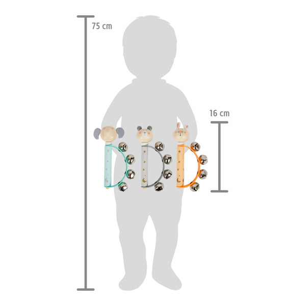 Babyschellenkranz Pastell