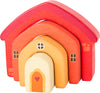 Holzbausteine Haus - KidsTruhe
