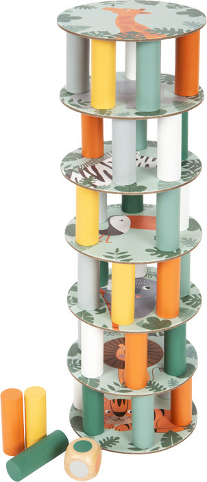 Gesellschaftsspiel Wackelturm „Safari“
